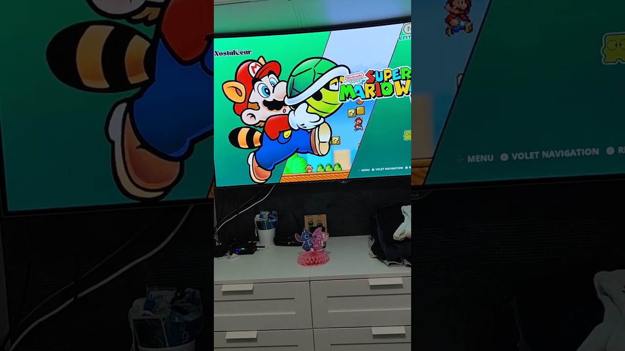 NostalGear installation et première mise en route de la console + test F-ZERO 🥰