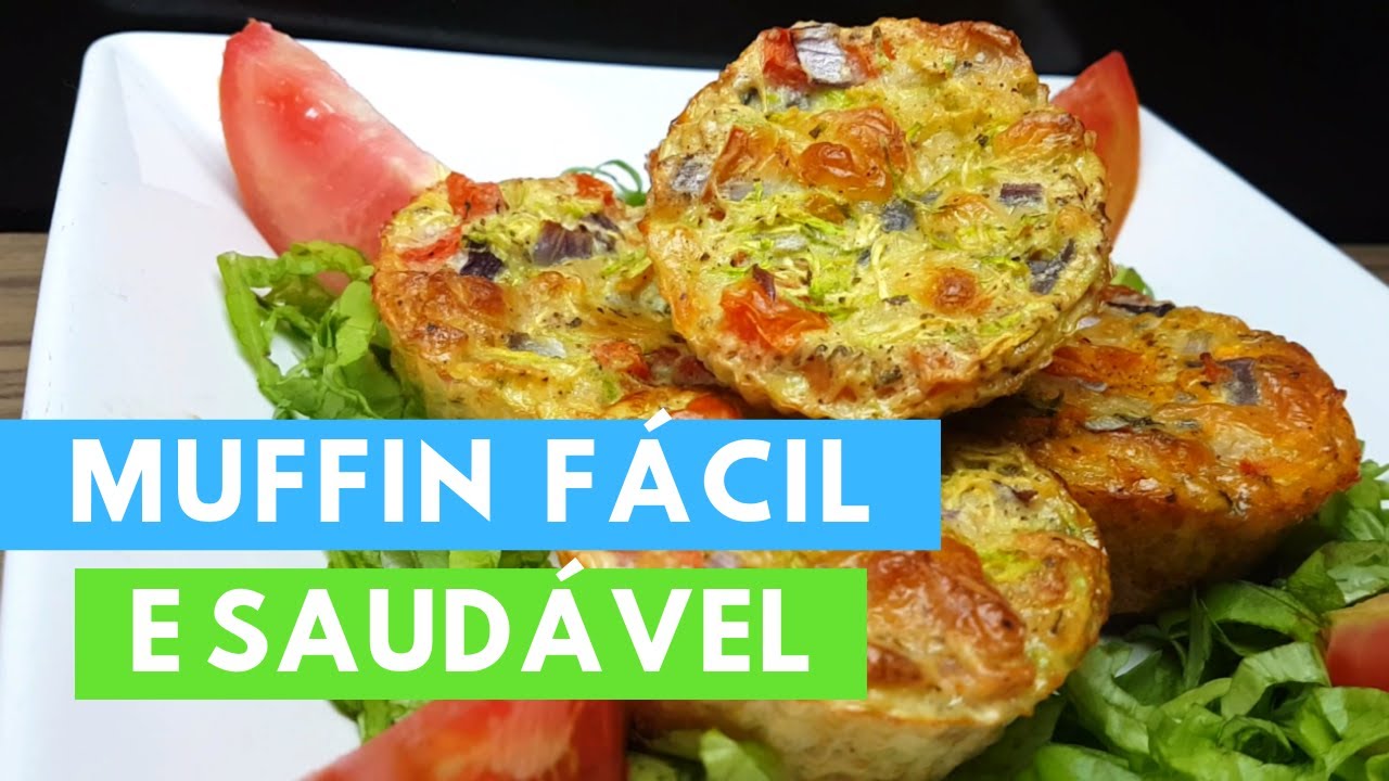 Sem D&Uacute;VIDA Esse &Eacute; o Melhor MUFFIN DE LEGUMES Fit - Voc&ecirc; N&atilde;o Vai Querer COMER Outra Coisa!