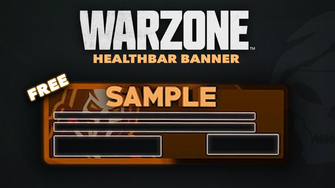 How To Create WARZONE Custom Healthbar - Operation Monarch