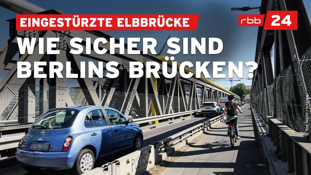 Marode Brücken auch in Berlin: Besteht Einsturzgefahr?