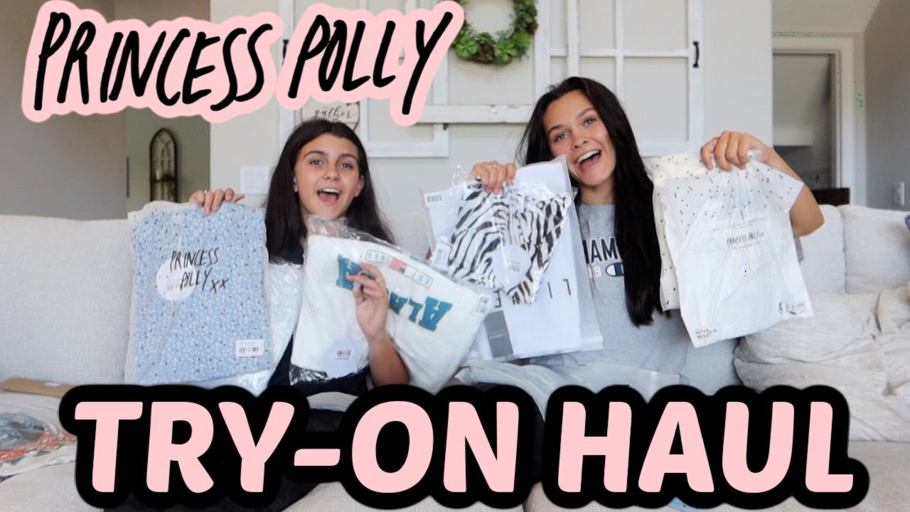 PRINCESS POLLY HAUL + TRY ON HAUL 2021! EMMA AND ELLIE