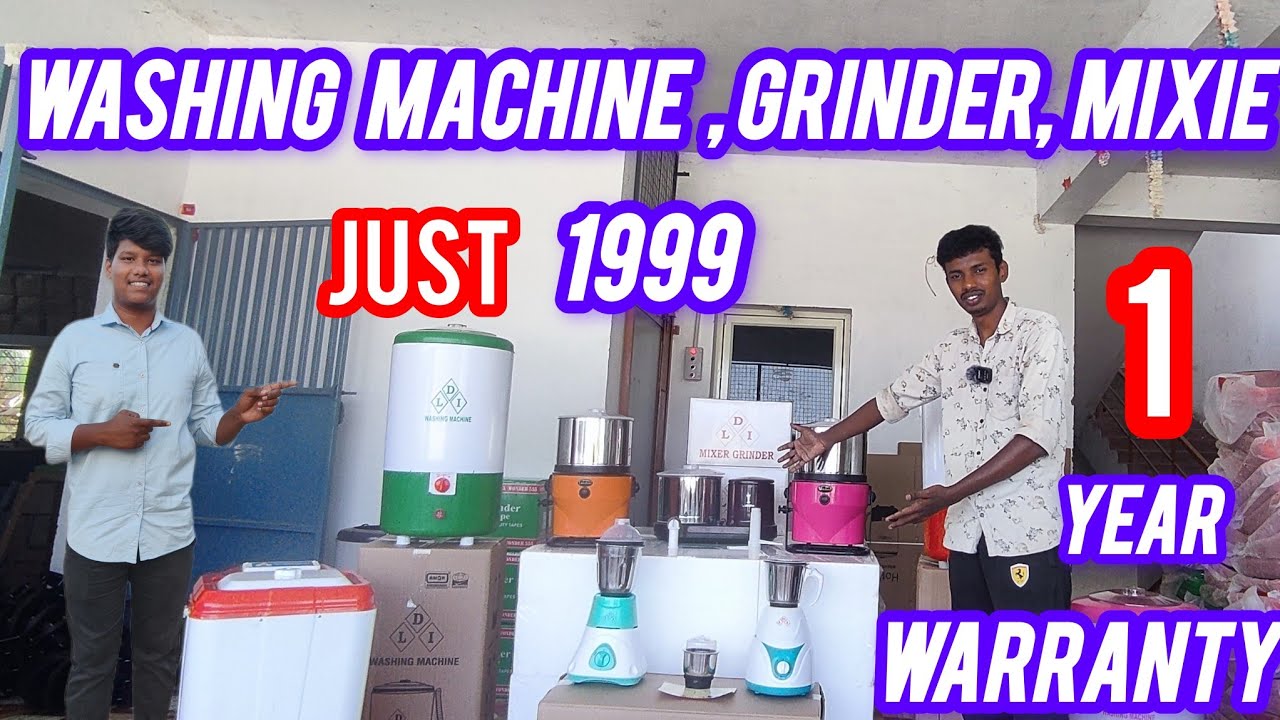 Cheapest Price Washing Machine, Grinder,mixie 1999 ரூபாக்கு /Delivery Available/#miniwashingmachine