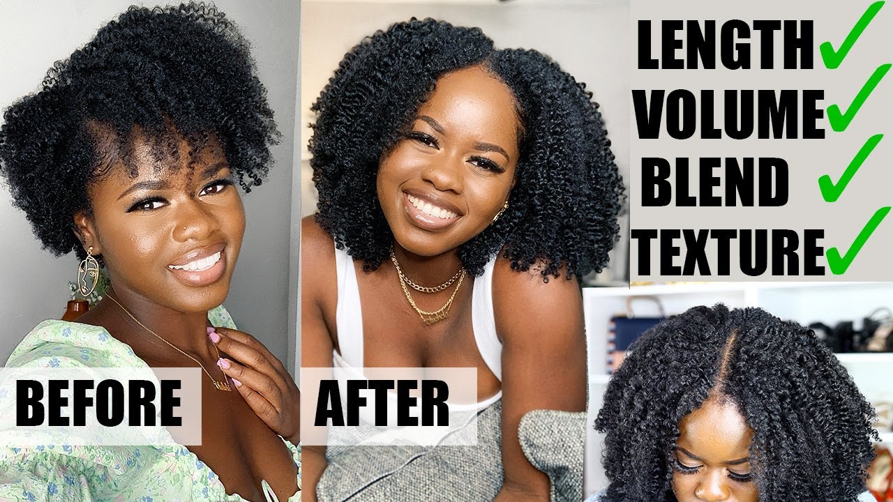 🔥 BLEND AND  ENHANCE YOUR NATURAL HAIR LIKE A PRO! | TWIST OUT EDITION|