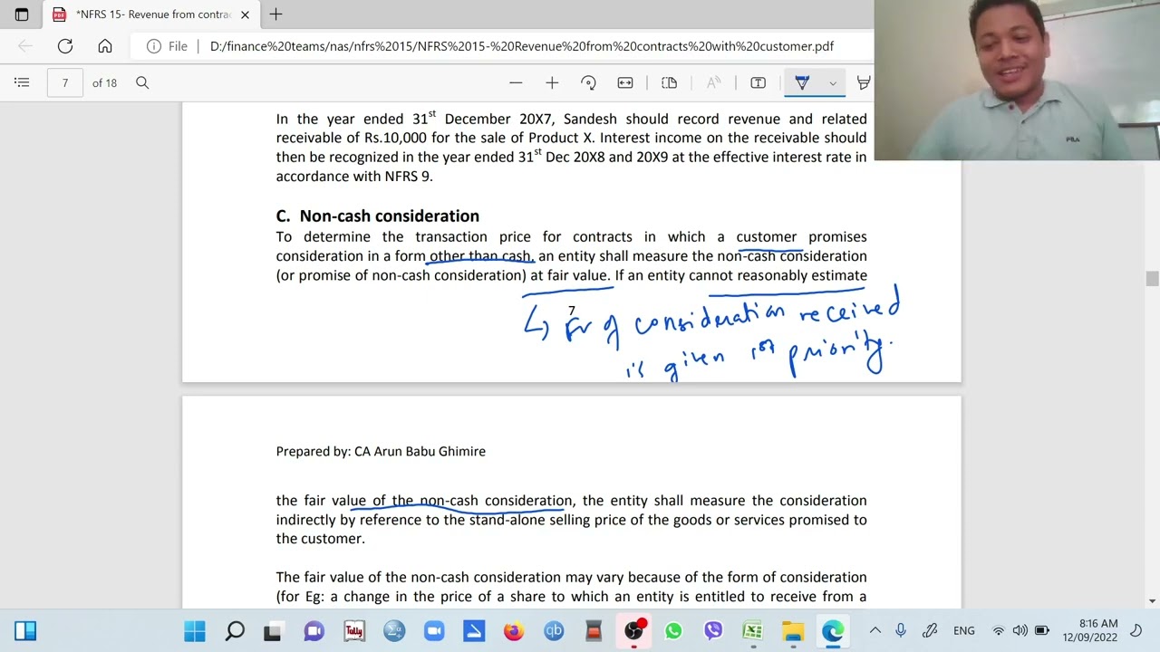 Lec 48 NFRS 15 Revenue from contract with customers