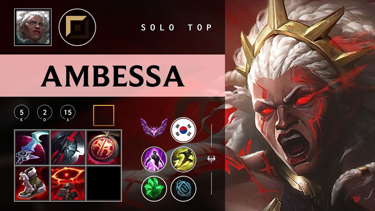 Ambessa Top vs K'Sante - KR Master Patch 26.03