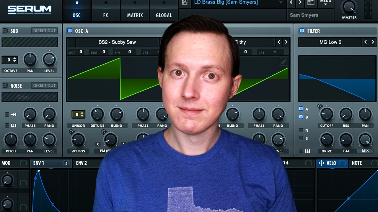 Epic Brass Stab Lead for EDM, House, & Trap (Serum Tutorial)