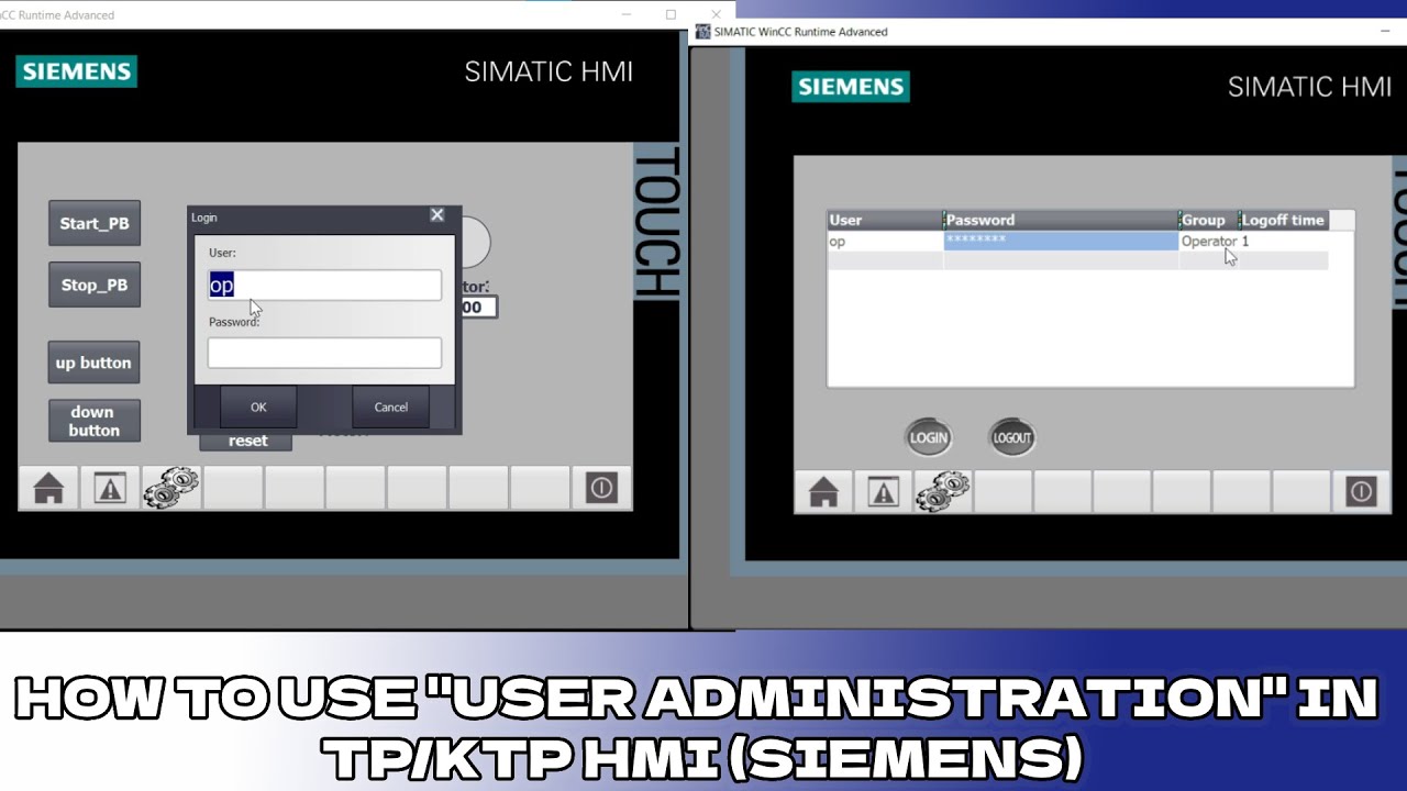 User Administration in TP/KTP HMI I(Hindi)| Narrated by Rajesh Kumar