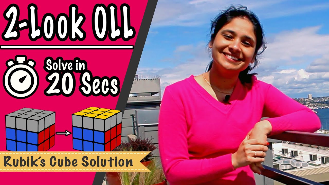 2 look OLL method in Hindi- Solve 3x3 Rubik's cube in 20 seconds.