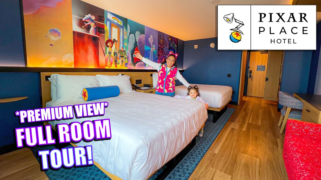 ✨ 2024 Pixar Place Hotel PREMIUM VIEW! | FULL ROOM TOUR