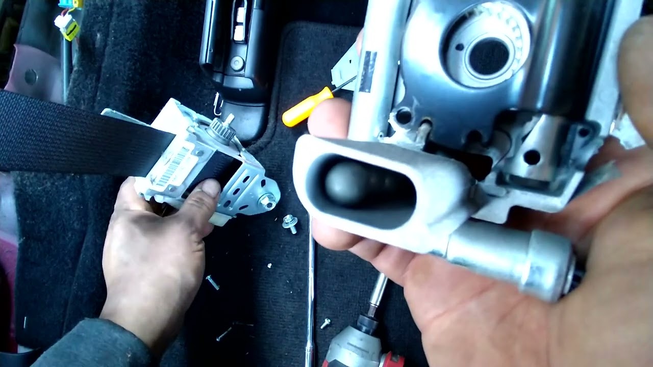 Honda Accord 2016 unlock seat belt (destrabando cinturón de seguridad)