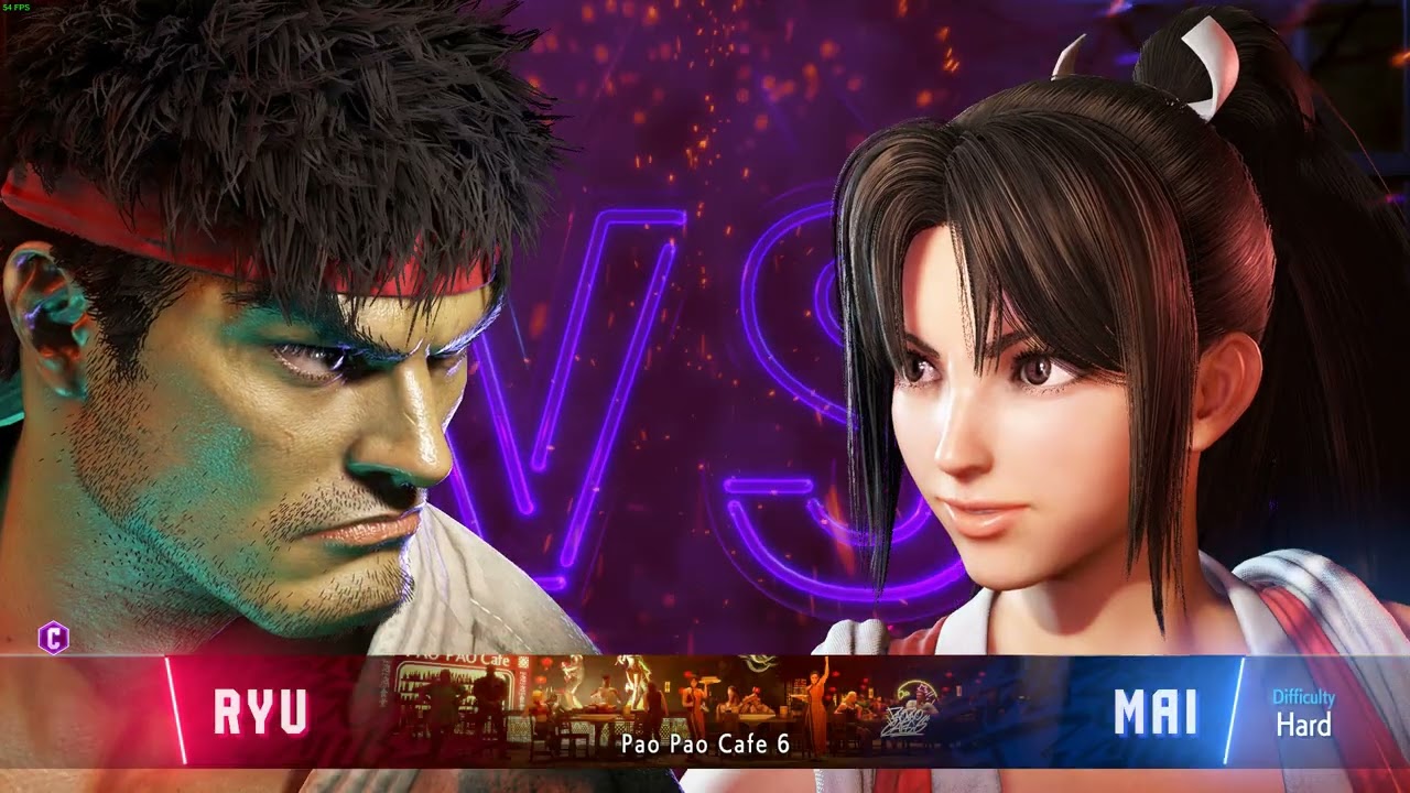Street Fighter 6 arcade mode as Ryu on hard classic outfit