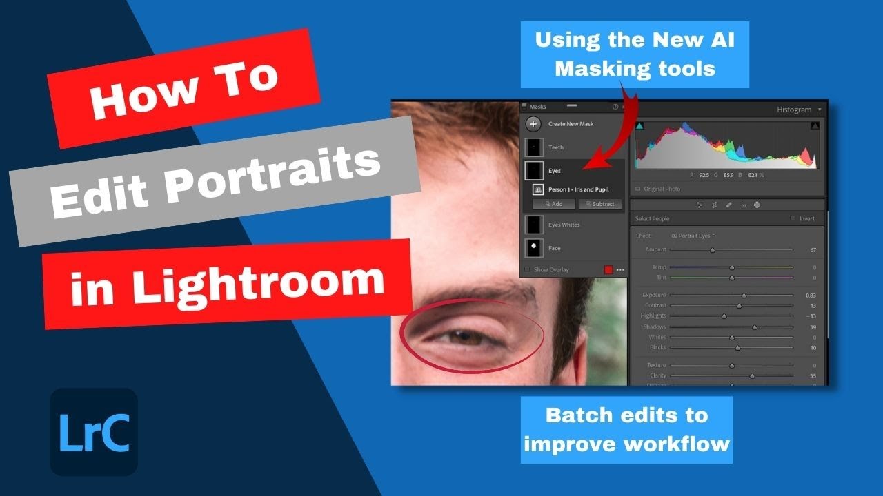 How to Edit Portraits in Lightroom Using New AI Masks
