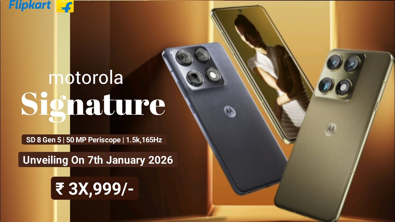 Moto Signature Full Features 🔥 Price In India, 6850mAh🔋| Coming Soon !