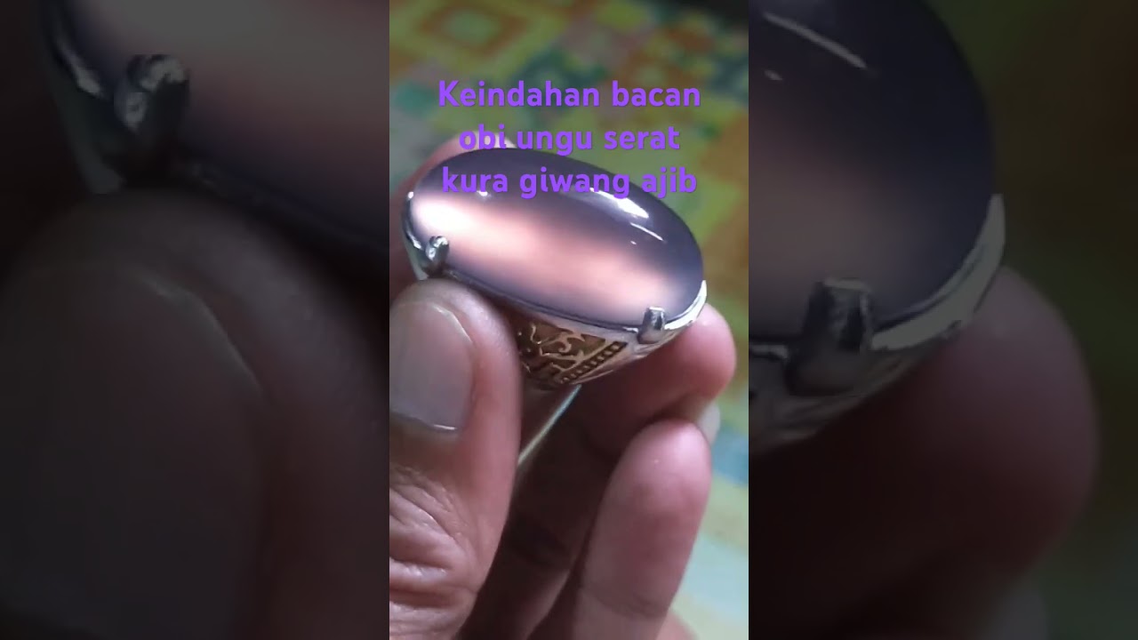 bacan obi ungu dimensi 37x20x17
