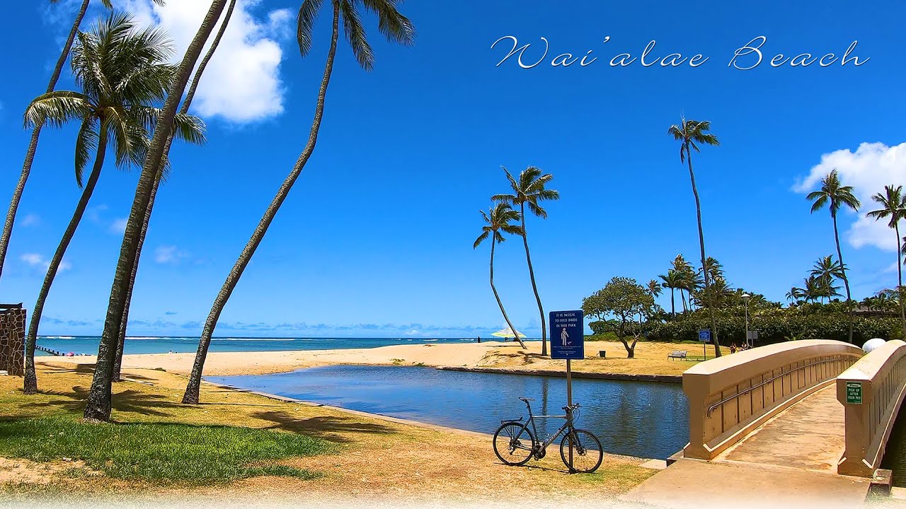 Wai'alae Beach Park | Waialae, Kahala, Honolulu, Oahu 🌈 Hawaii 4K Beach Walk