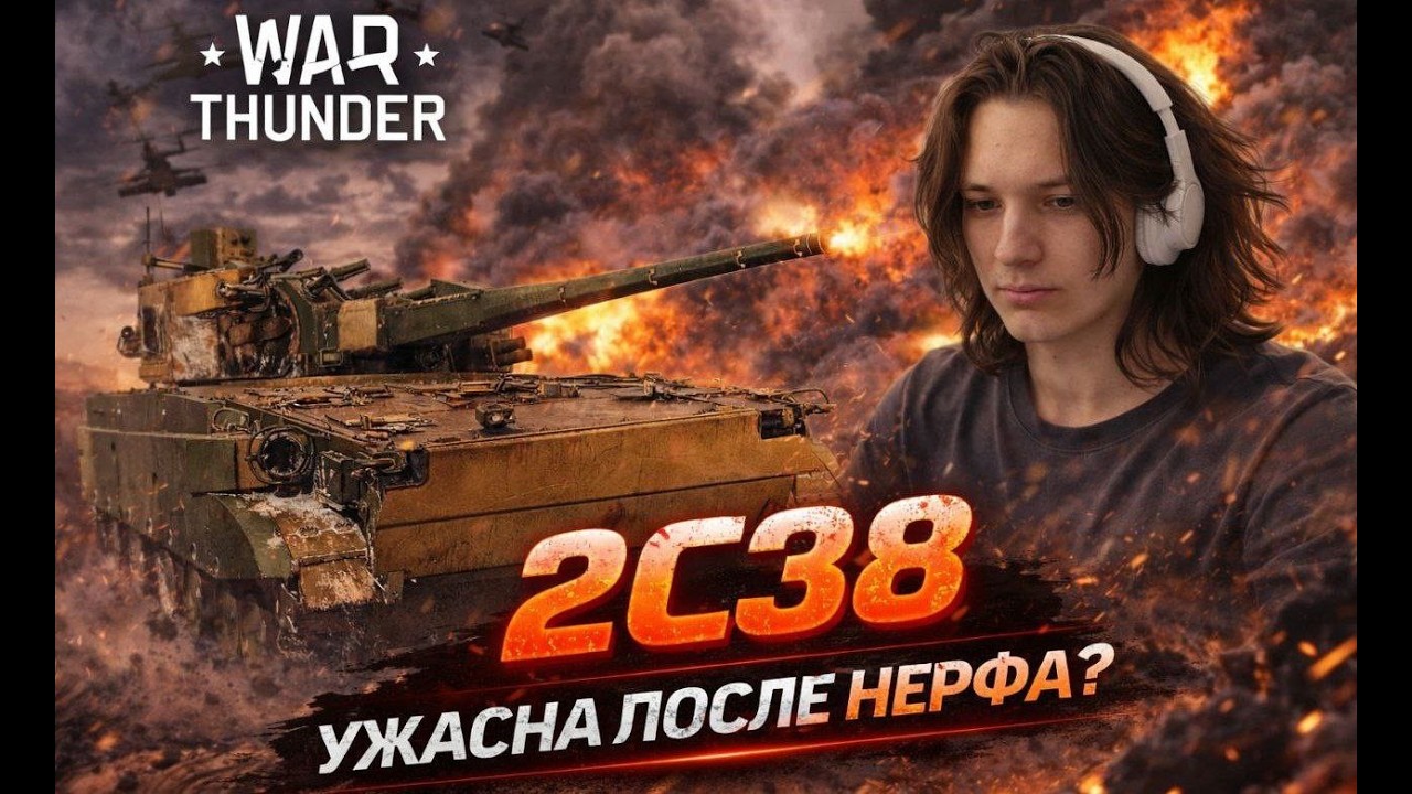 100КИЛОВ НА 2С38 - ТЕПЕРЬ ЭТО ХУДШИЙ ПРЕМ?🔥ЖИЗНЬ ЛЕТКИ ПОСЛЕ ОБНОВЫ ПО WAR THUNDER