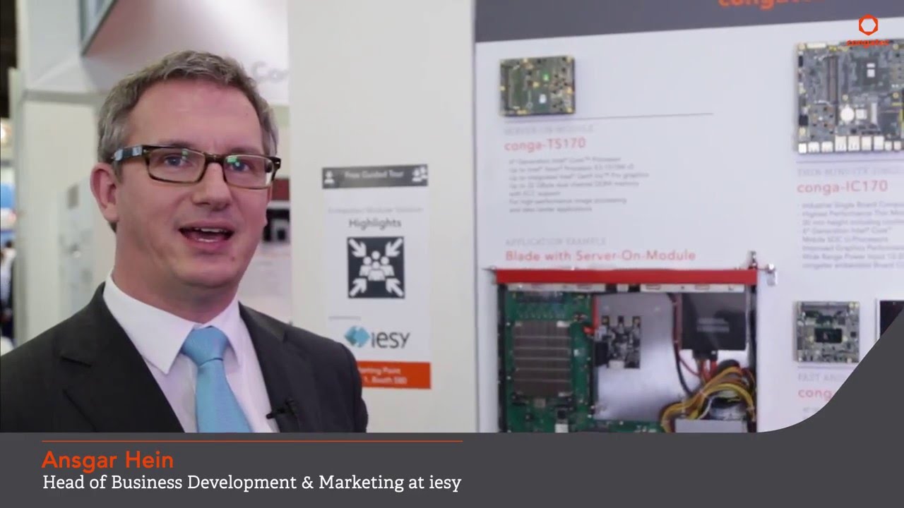 iesy introduces an Intel&reg; XEON&reg; based blade server utilizing congatec&rsquo;s Server-On-Module