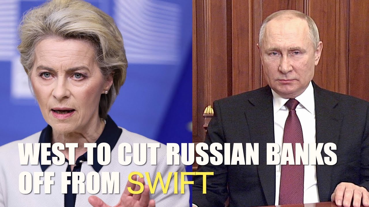 EU, joining US & UK, announces blocking some Russian banks from SWIFT int&rsquo;l payment system