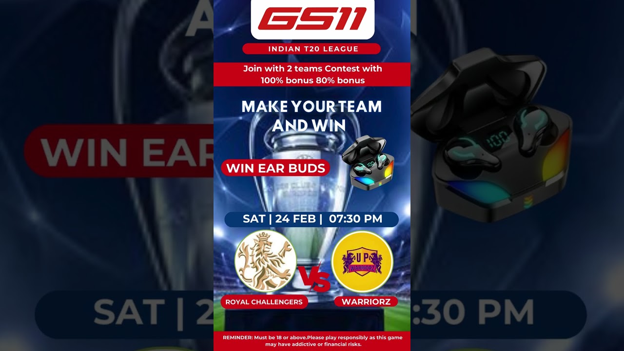 #gs11 #t20 #fantasycricket #indiafantasy #indiafantasy #cricket #t20thriller #fantasymatch
