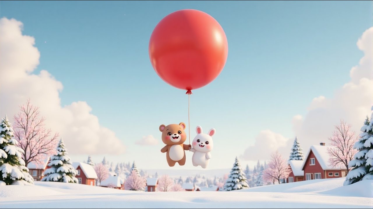 🎈새해풍선 여행: 루루와 바니의 따뜻한 새해 인사 이야기!