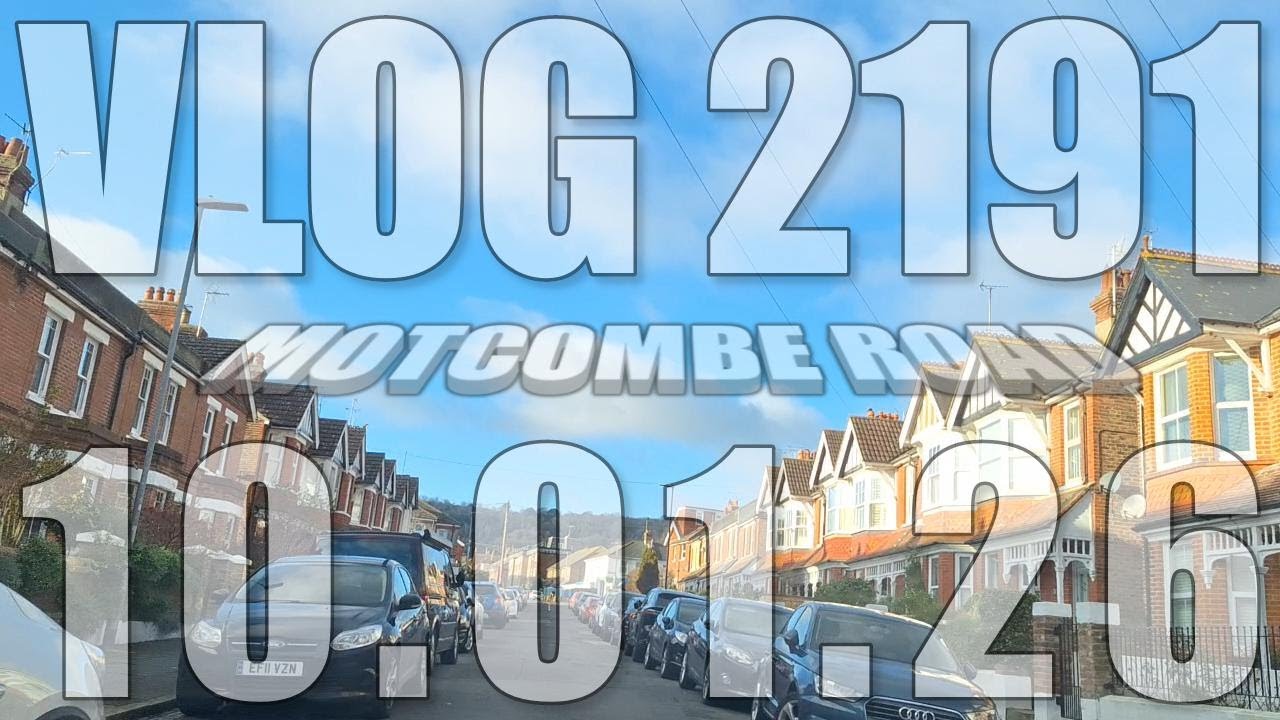 Motcombe Road | VLOG 2191 | 10.01.26 | Eastbourne | East Sussex