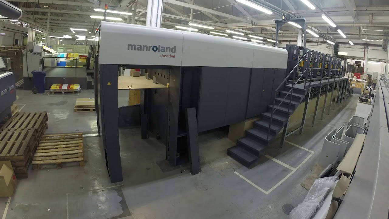 Manroland Sheetfed :: Escala 7 ROLAND 706 LV EVOLUTION Installation Timelapse