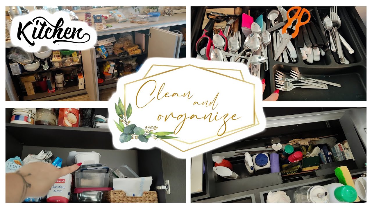 PULIAMO E ORGANIZZIAMO LA CUCINA