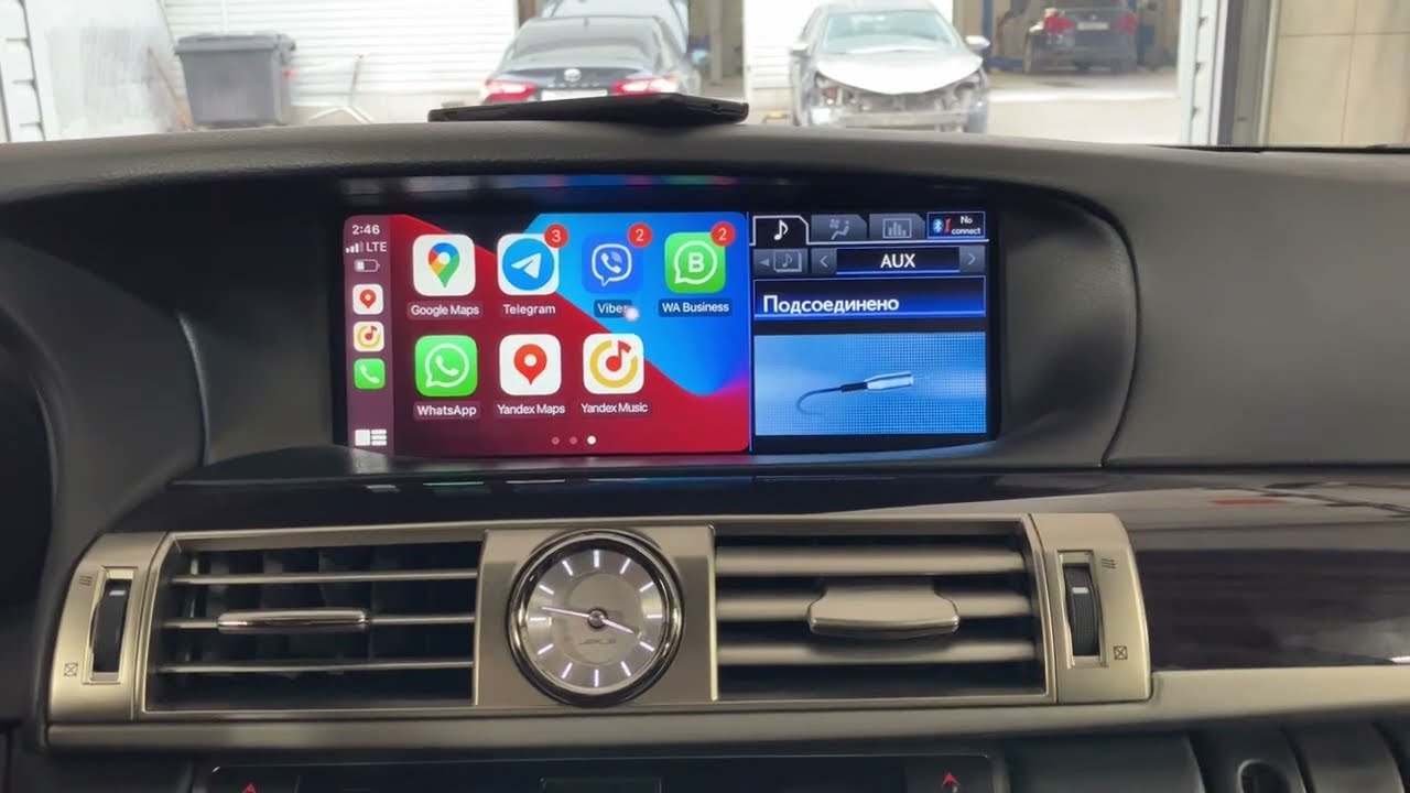 Мультимедийный блок Android 10 + CarPlay для Lexus