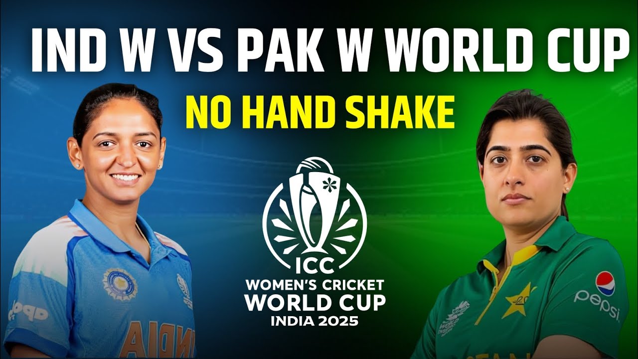 India W vs Pakistan W | No Handshake Controversy!
