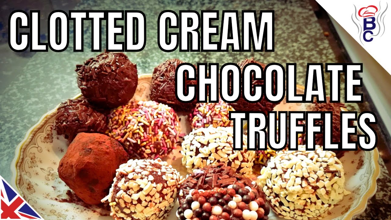 Clotted Cream Truffles Recipe  - Chocolate Truffle Recipe - How to Make Truffles