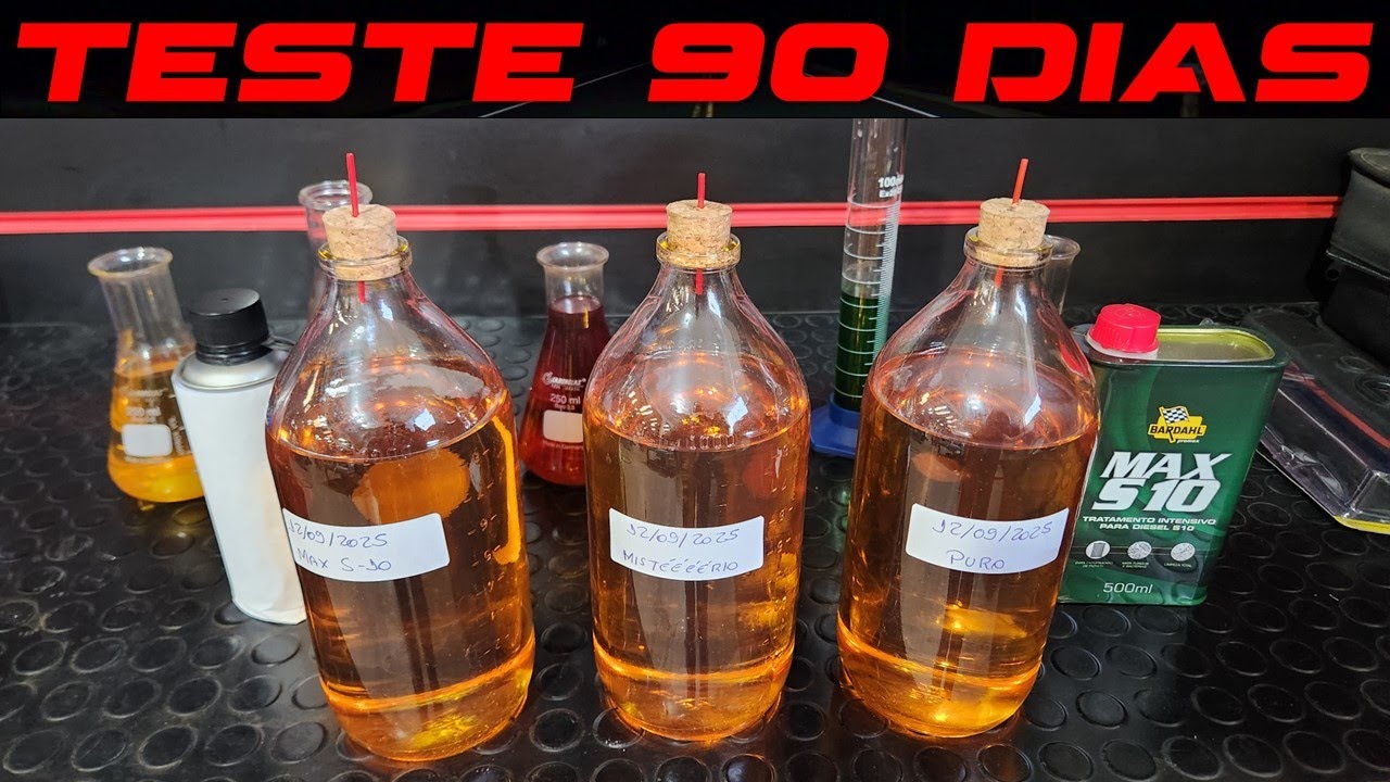 EP. 1375 // TESTE REAL com ADITIVOS!! Diesel S10 com 15% de Biodiesel AGUENTA 90 DIAS sem estragar?