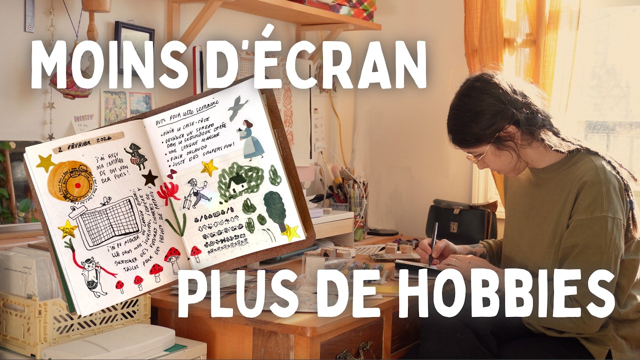 slow living & journalling ✹ les hobbies que je pratique hors ligne