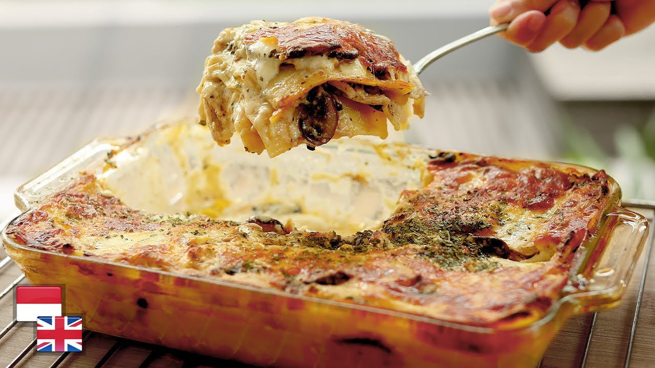 Resep WHITE LASAGNA Kualitas Resto: Dijamin CREAMY & LUMER!