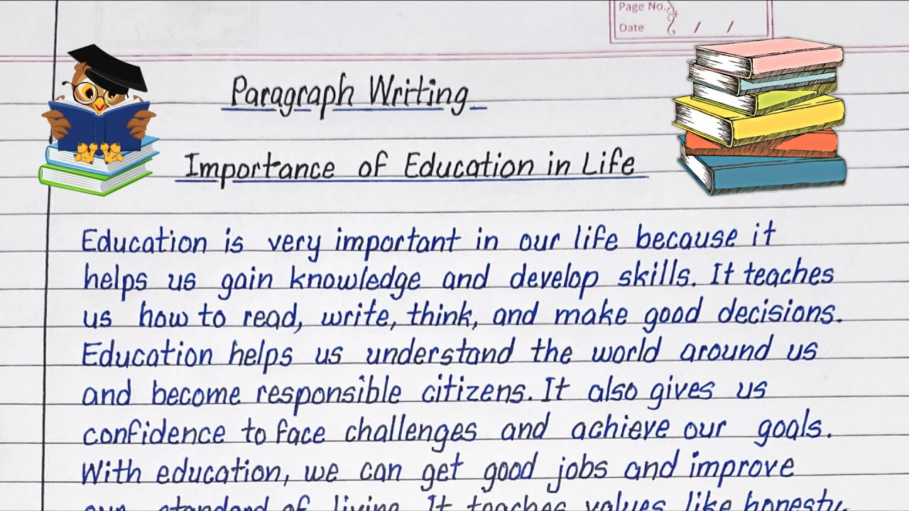 Essay on Importance of Education || Paragraph writing on Importance of Education in Life ||
