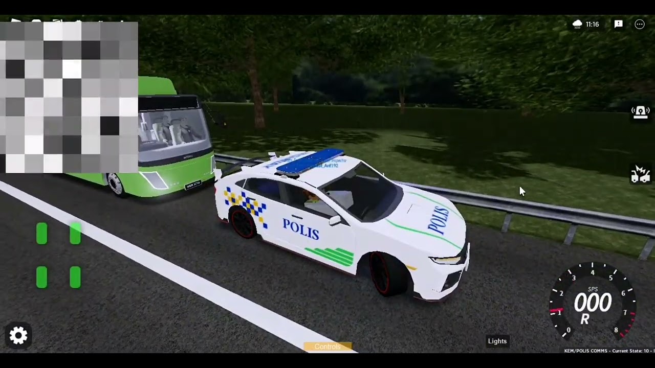 Roblox Lebuhraya normal Patrol #pdrm #fypシ