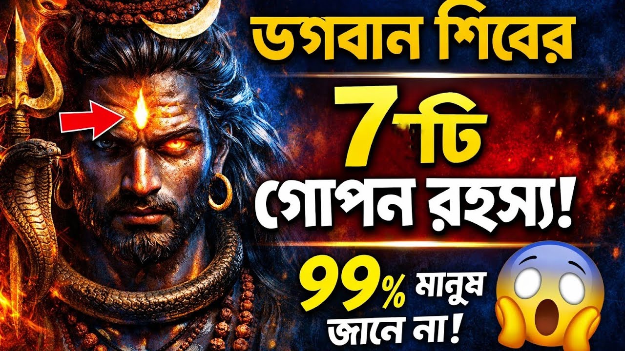 ভগবান শিবের ৭টি গোপন রহস্য ! 7Hidden Secrets of Lord Shiva #viralvideo #shiva #shivamystery 