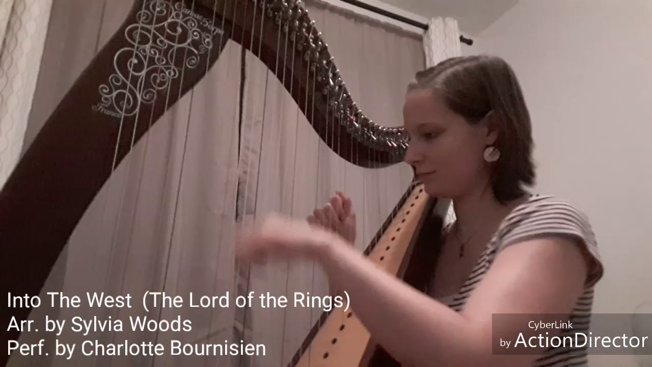 Into The West  (The Lord of the Rings) - Harp Cover