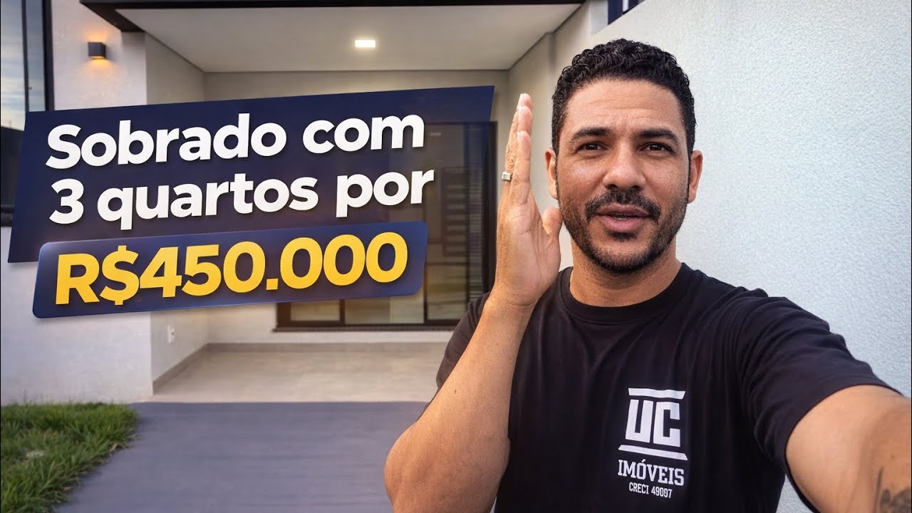 Sobrado com 3 quartos - Agenor de Carvalho