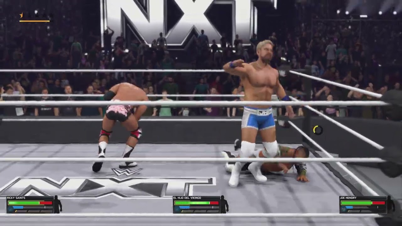 WWE 2K26 NXT El Hijo Del Vikingo 🆚 Ricky Saints 🆚 Joe Hendry