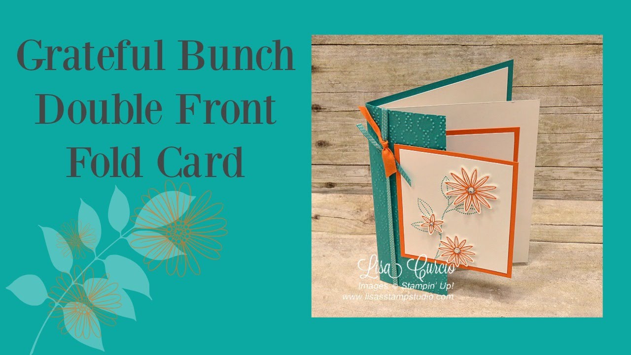 Grateful Bunch Double Front Fold Card