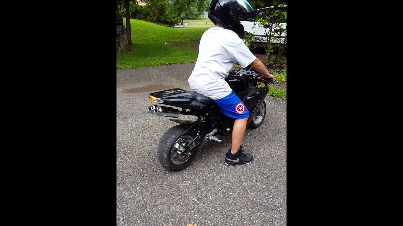 Dylans 110cc super pocket bike zx7r review