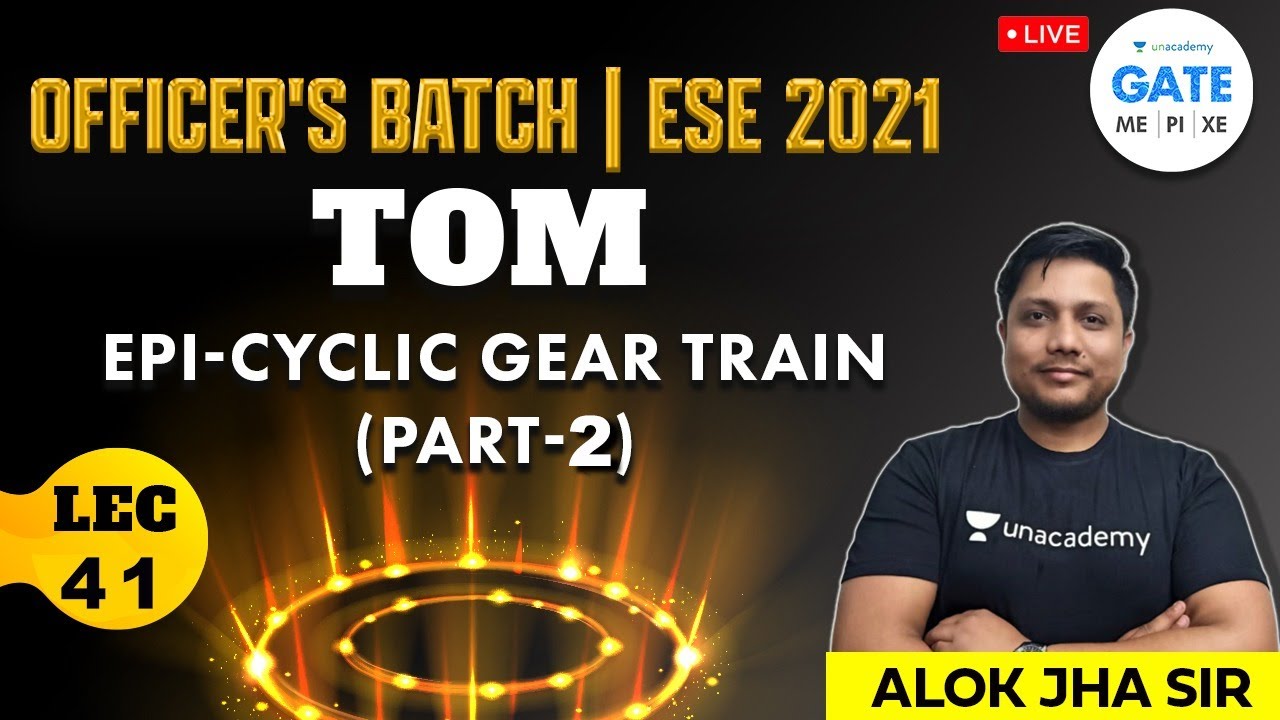 Epi-Cyclic Gear Train -2 | L :41 | TOM |  (ME) GATE 2022 | | ESE2021