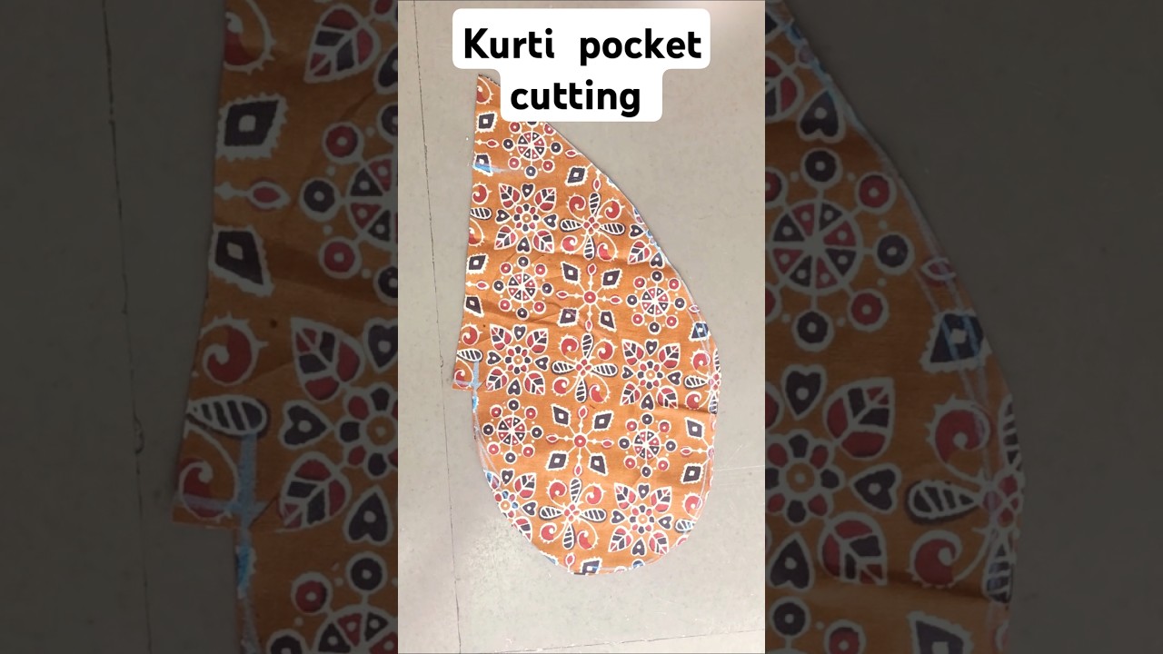 Sewing Tips/kurti pocket cutting 