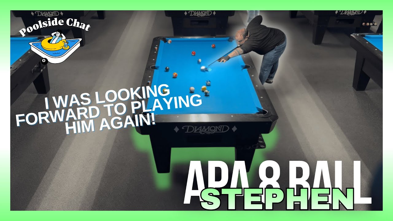 Я так ждал возможности снова сыграть с ним! APA 8 Ball против Стивена!