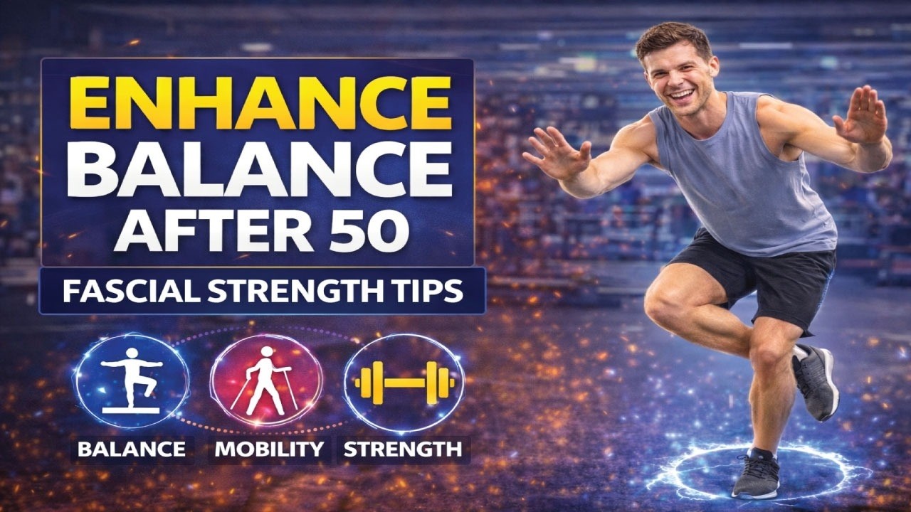 Улучшите баланс после 50 упражнений для укрепления фасций.