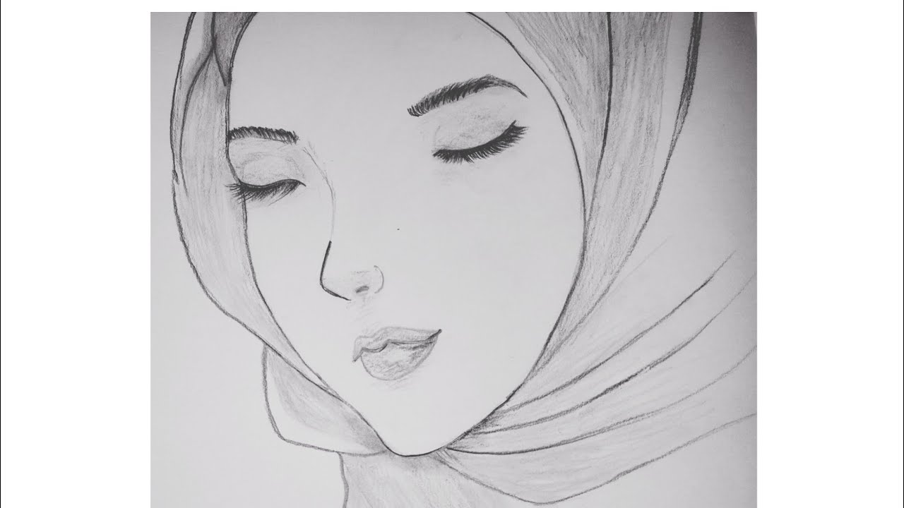 How to draw a girl face #drawing #sketch of girl #art 