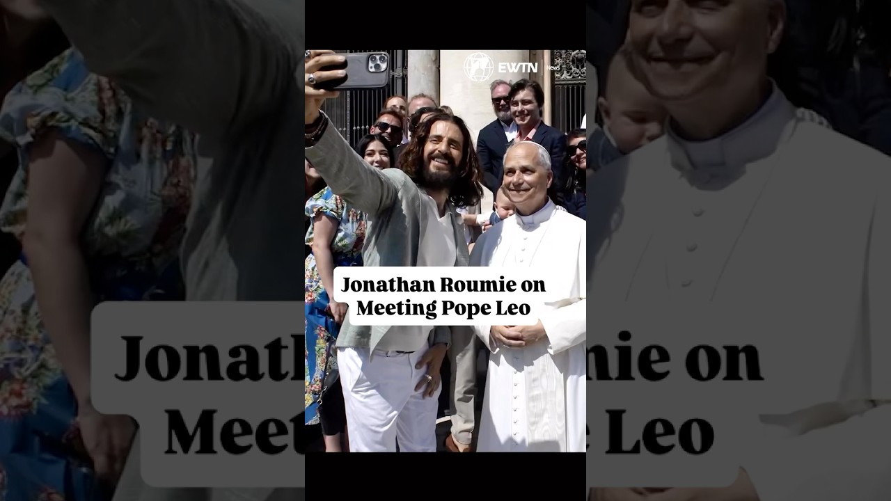 Jonathan Roumie on Meeting Pope Leo XIV