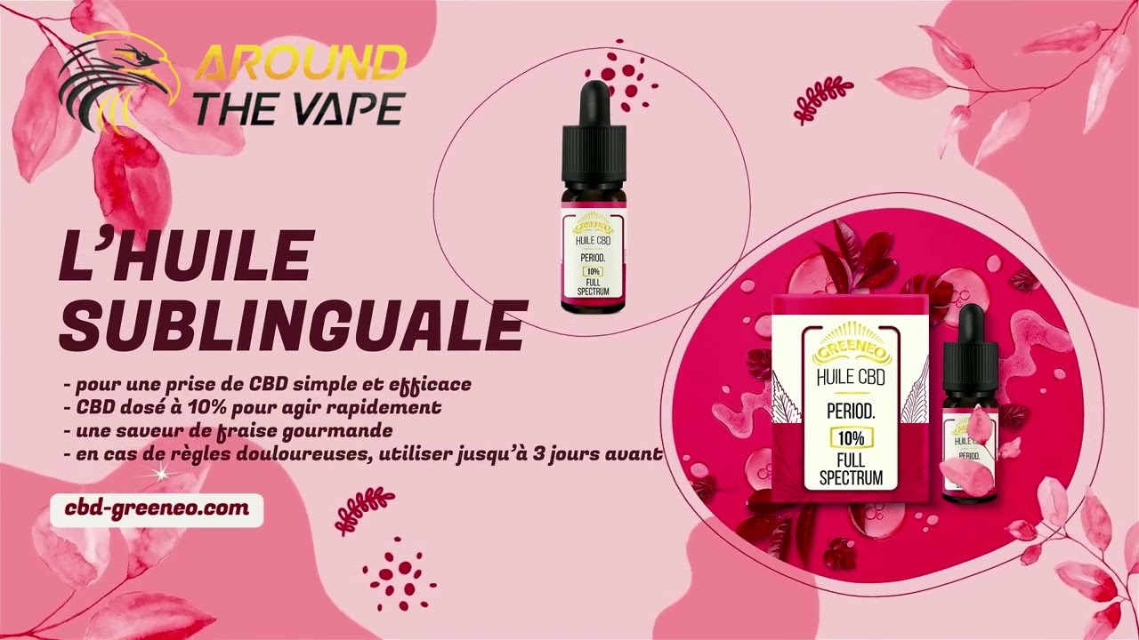 Coffret P&eacute;riode / CBD / Greeneo / Around the vape