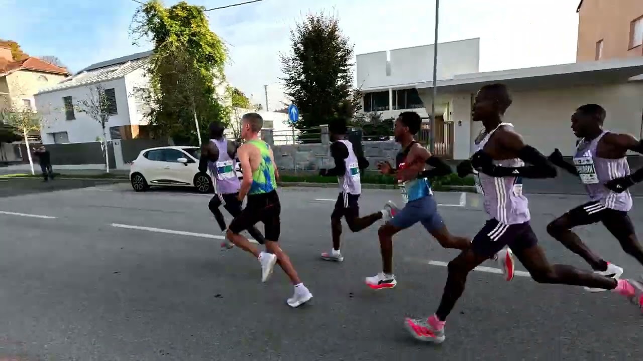 ljubljanski maraton 2025 bosonog tek 3 minute barefoot running 3 minutes among world elite runners