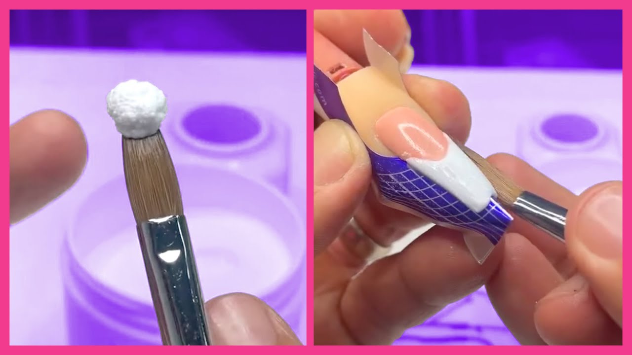 YN NAIL SCHOOL - TIPS & TRICKS SCULPTING WITH WHITE ACRYLIC